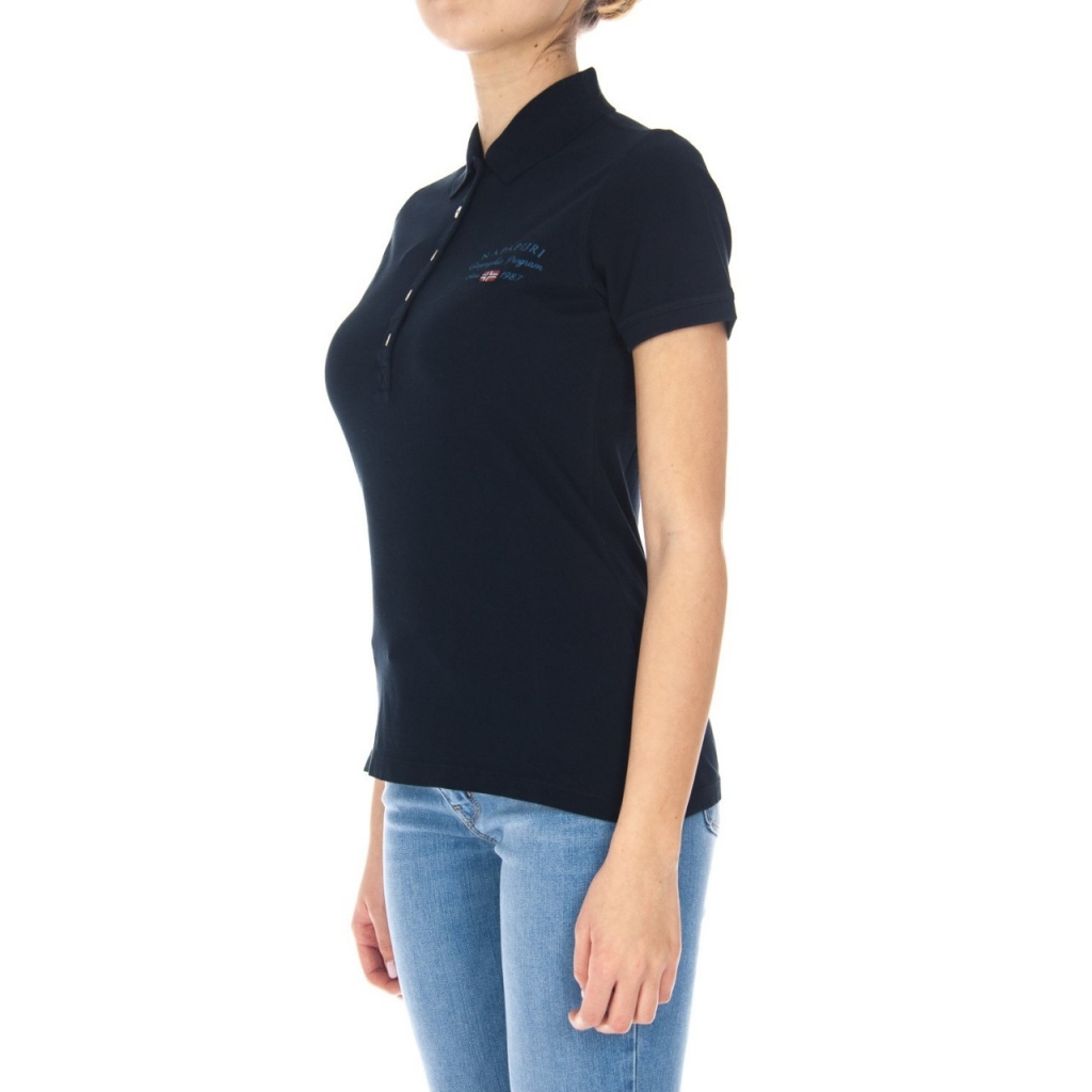 Polo Napapijri Donna Piquet 176 BLU MARINE