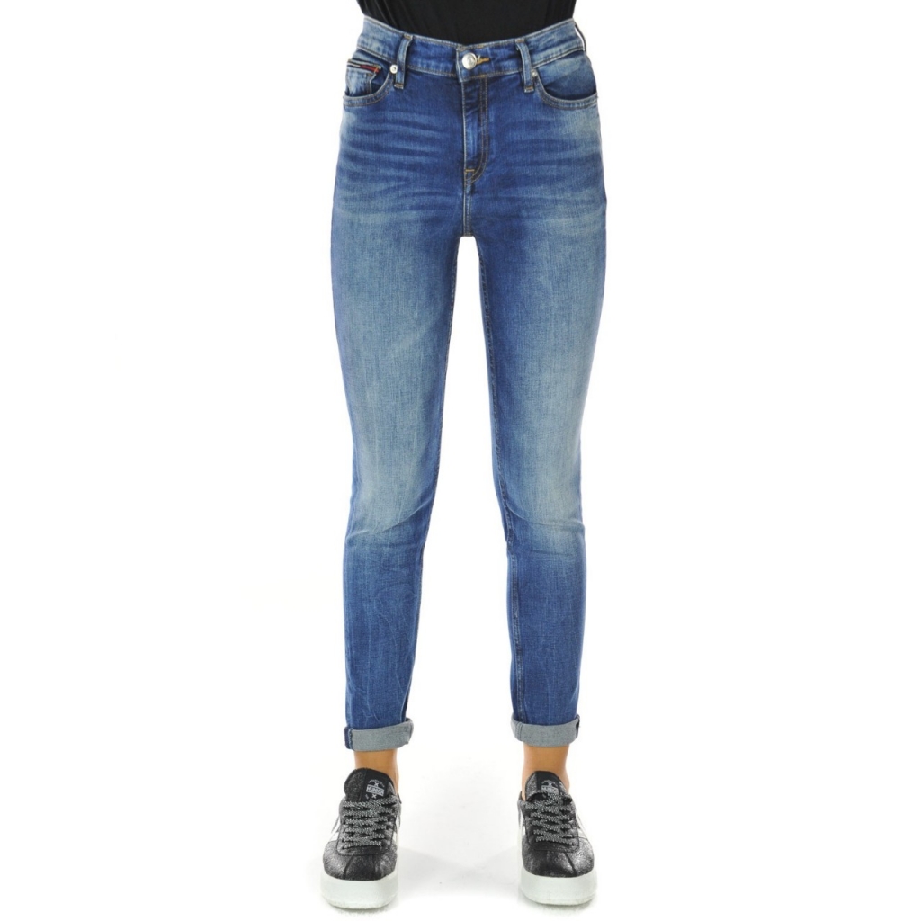 Jeans Tommy Hilfiger Donna Nora Mid Rise Skinny 991 HORIZON LIGH
