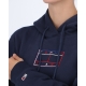 Felpa Tommy Hilfiger Donna Flag Hoodie Outline C87 TWILIGHTNAVY