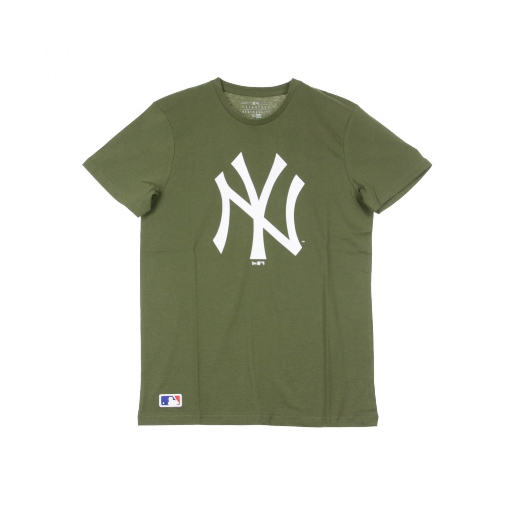 MAGLIETTA MLB TEAM LOGO TEE NEYYAN NEW OLIVE/WHITE