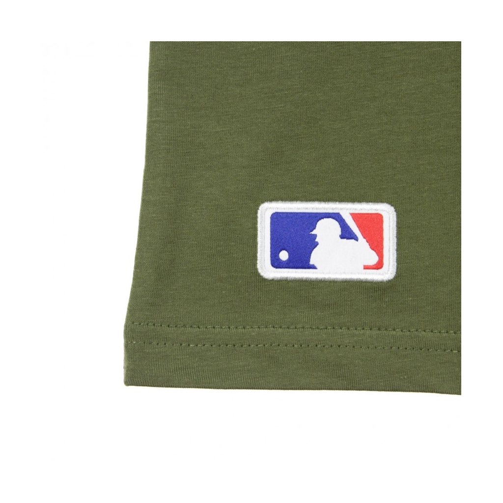 MAGLIETTA MLB TEAM LOGO TEE NEYYAN NEW OLIVE/WHITE