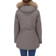 Giacca Canadian Classic Donna Cappuccio Parka Pelo FANGO