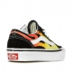 SCARPA BASSA OLD SKOOL FLAME BLACK/TRUE WHITE