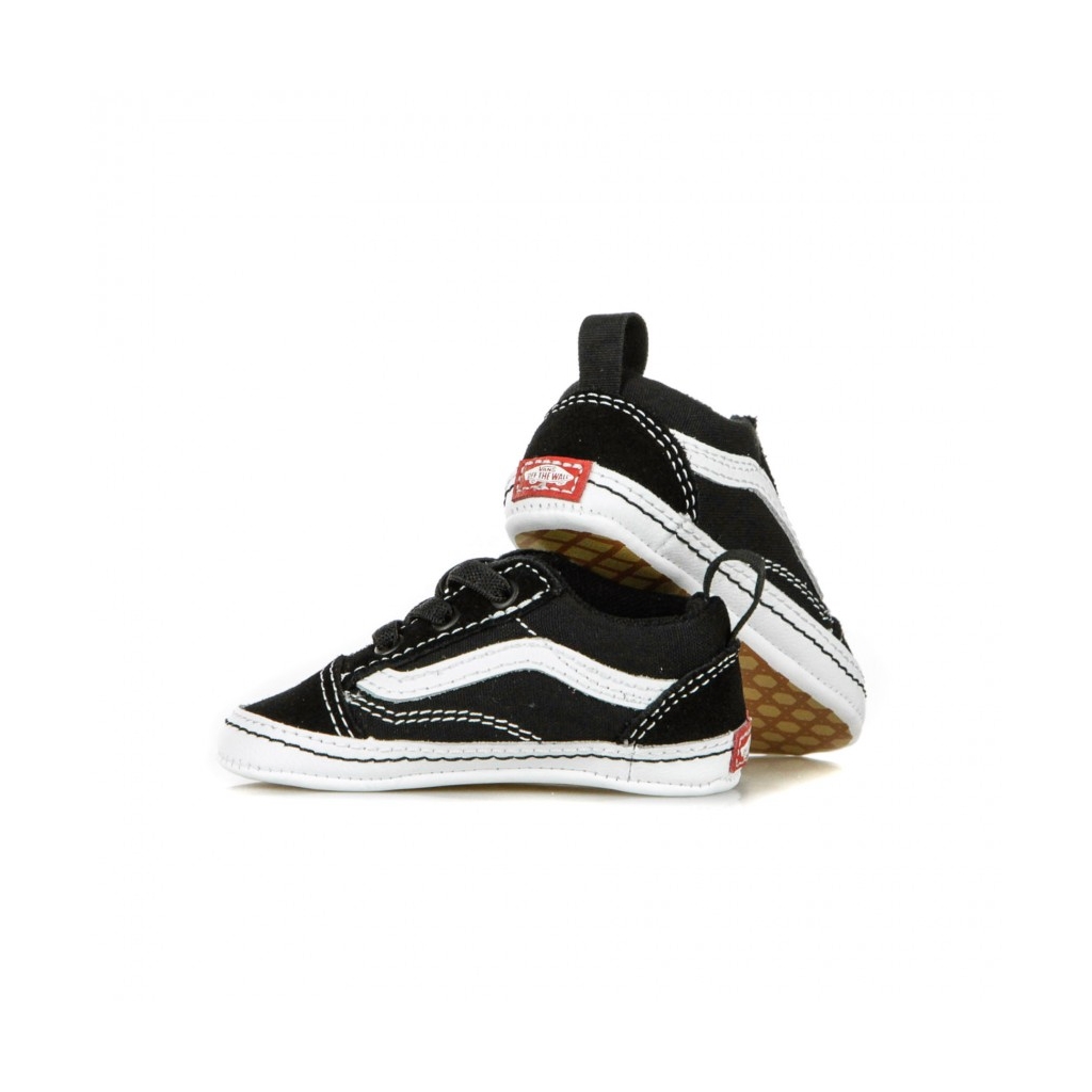 SCARPA BASSA OLD SKOOL CRIB BLACK/TRUE WHITE