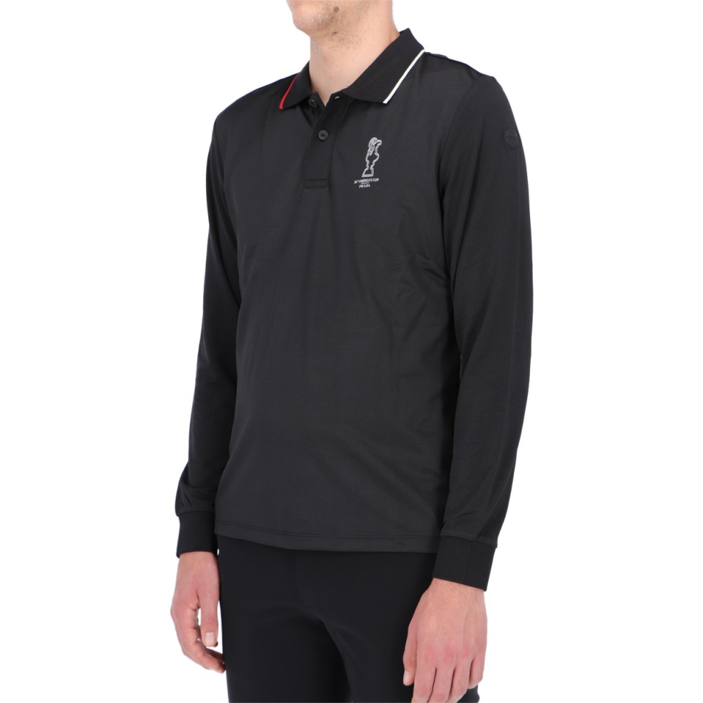 Polo North Sails Prada Uomo Westport Coppa America 21 0999 Black | Bowdoo.com