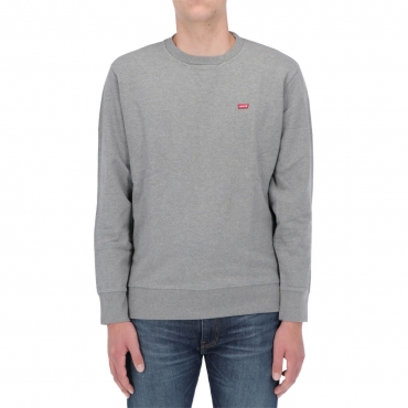 Felpa Levis Uomo Gircollo Logo Classic 0002 GREY