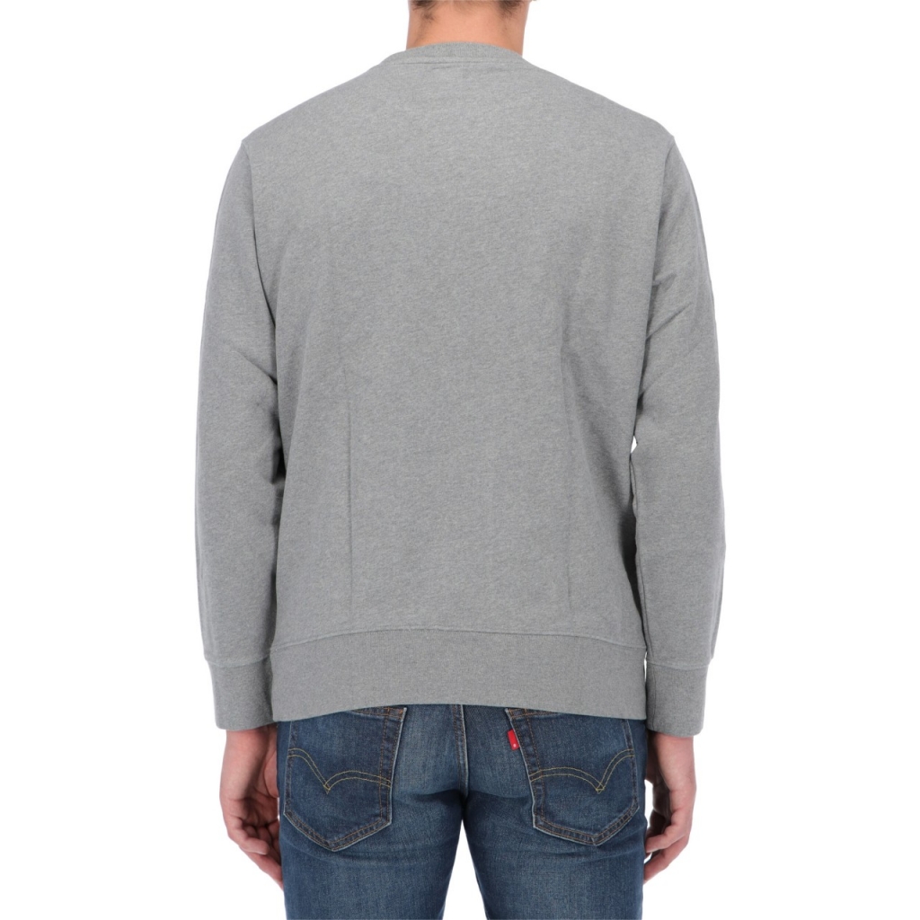 LEVI S Felpa Levis Uomo Gircollo Logo Classic 0002 GREY Felpe Bowdoo