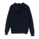 TEAM HOODED LOGO PO HOODY OKLTHU OBSIDIAN BLAU