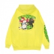 FELPA CAPPUCCIO TEENAGE MUTANT HOODIE NEON GREEN