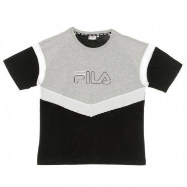 MAGLIETTA LAETA TEE BLACK/LIGHT GREY MELANGE/BRIGHT WHITE