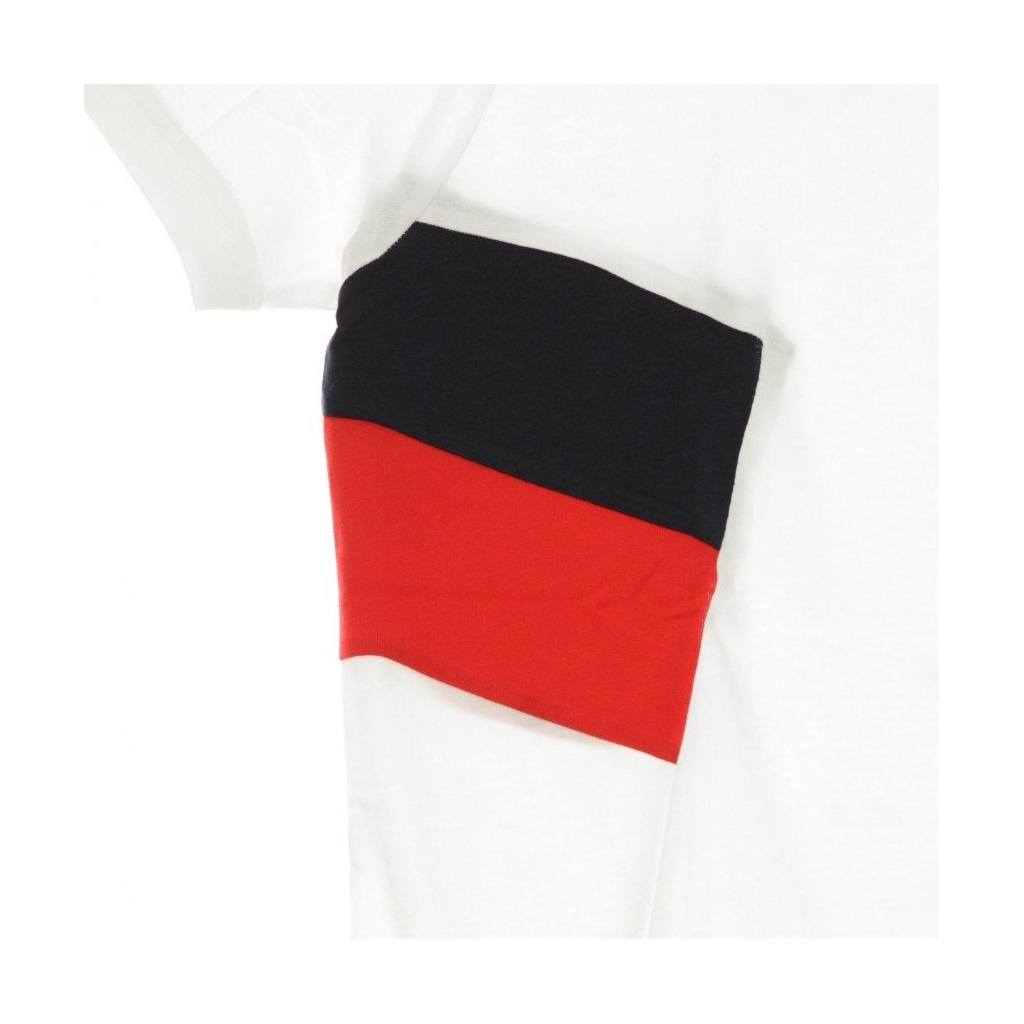 MAGLIETTA BARRY TEE BRIGHT WHITE/BLACK IRIS/TRUE RED