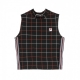 TOP WANETA ALL OVER PRINT BLACK CHECK