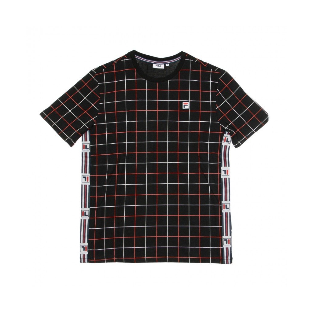 MAGLIETTA WING ALL OVER PRINT TEE BLACK CHECK