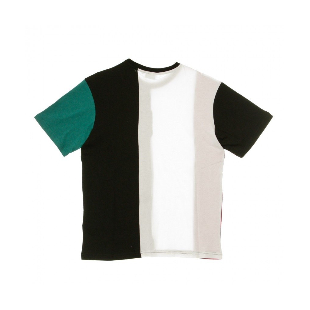 MAGLIETTA BANSI BLOCKED TEE BLACK/TEAL GREEN/BRIGHT WHITE/CERISE