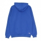 FELPA CAPPUCCIO CLASSIC PURE HOODY KANGAROO VICTORIA BLUE