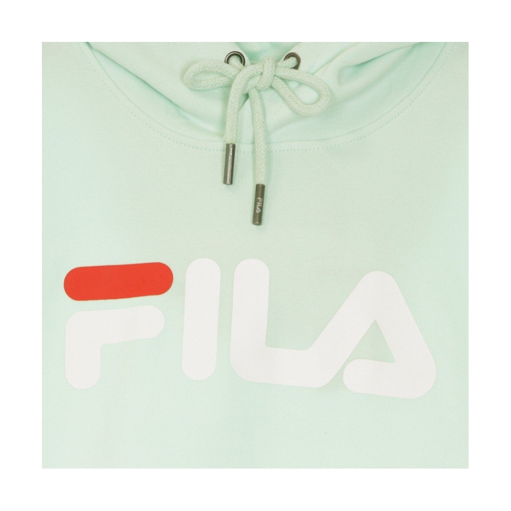 FELPA CAPPUCCIO CLASSIC PURE HOODY KANGAROO DUSTY AQUA