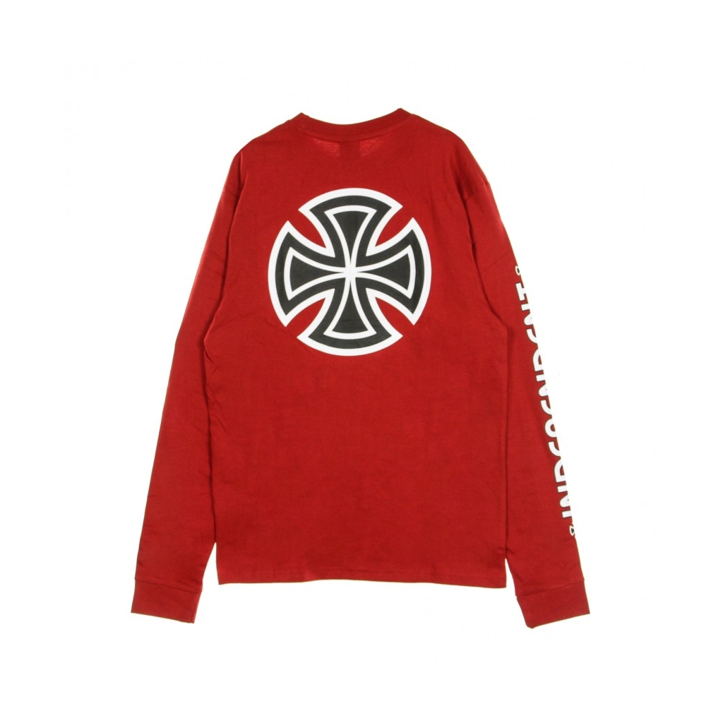 MAGLIETTA MANICA LUNGA BAR CROSS L/S CARDINAL RED