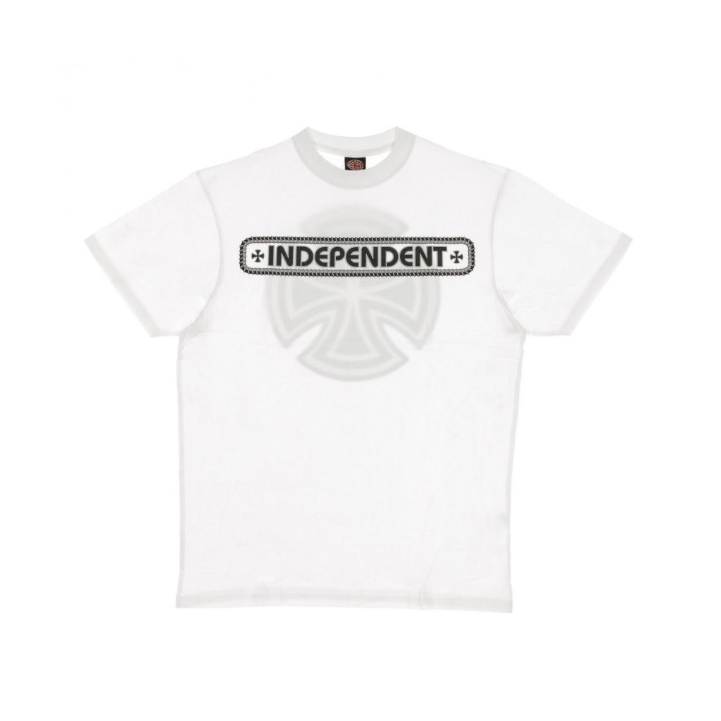 MAGLIETTA REBAR CROSS TEE WHITE