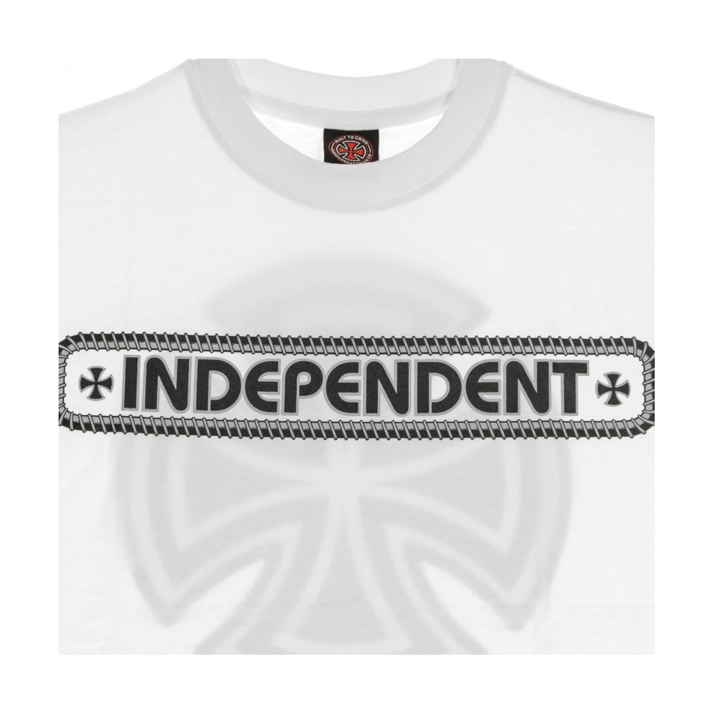 MAGLIETTA REBAR CROSS TEE WHITE