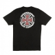 MAGLIETTA REPEAT CROSS TEE BLACK