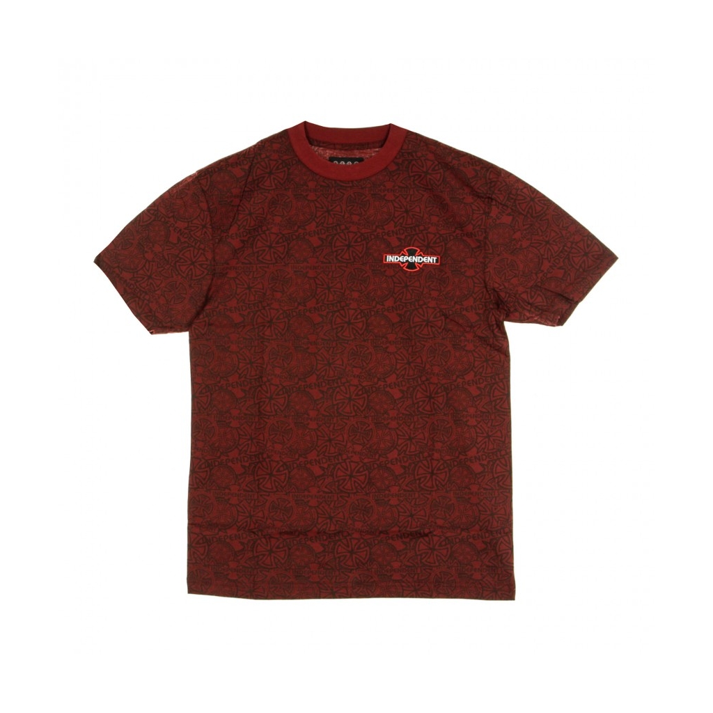 MAGLIETTA ARRAY TEE OXBLOOD