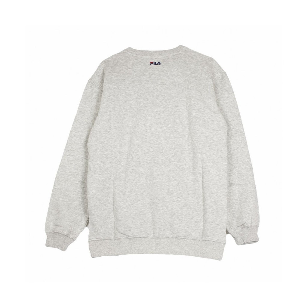 FELPA GIROCOLLO CLASSIC LOGO SWEAT LIGHT GREY MELANGE