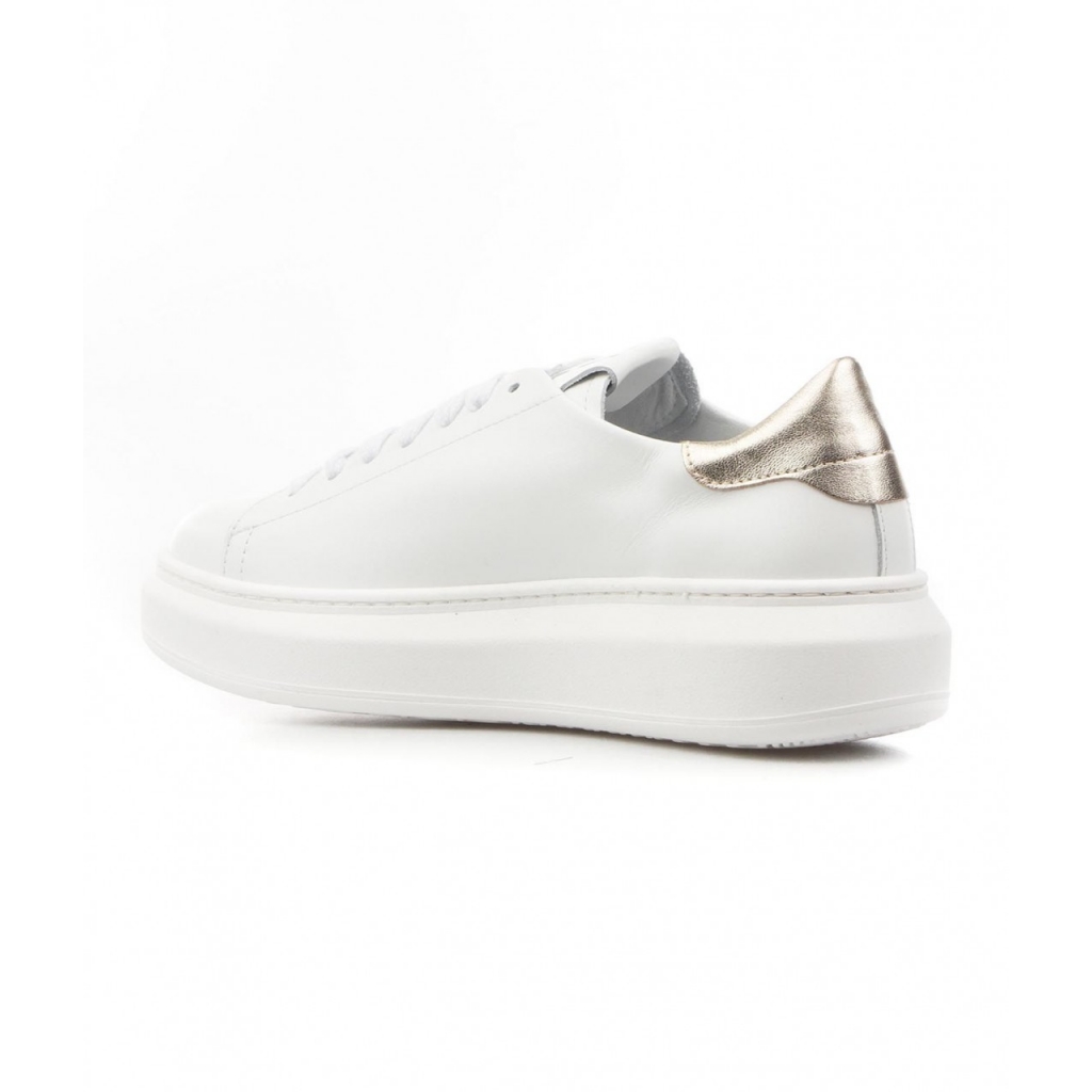 Sneaker con applicazione bianco