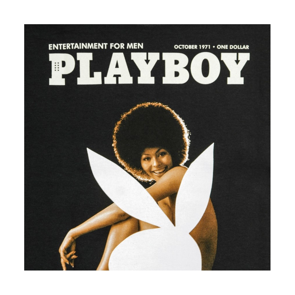 MAGLIETTA OCTOBER 1971 TEE X PLAYBOY BLACK