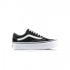 SCARPA BASSA OLD SKOOL PLATFORM BLACK/WHITE