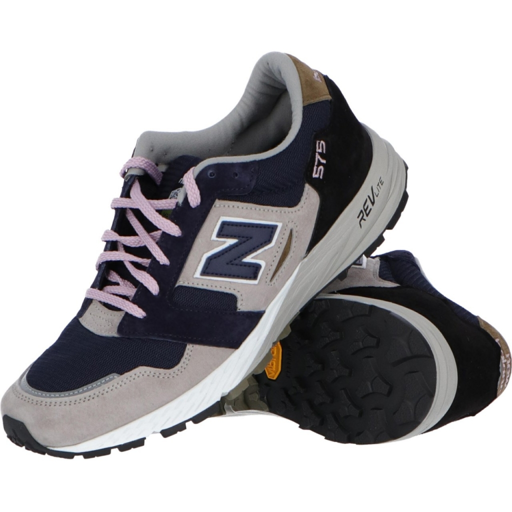 Scarpe New Balance Uomo 575 Nl Pigskin Mesh Vibram NL GREY NAVY