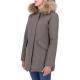 Giacca Canadian Classic Donna Cappuccio Parka Pelo FANGO