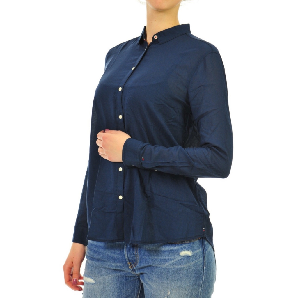 Camicia Tommy Hilfiger Donna Dress 418 DRESS BLUE