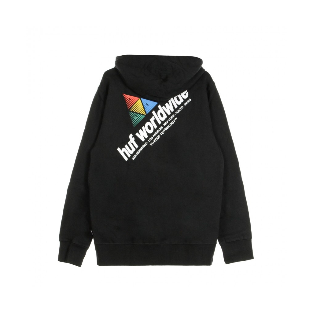 FELPA CAPPUCCIO PEAK SPORTIF HOODIE BLACK