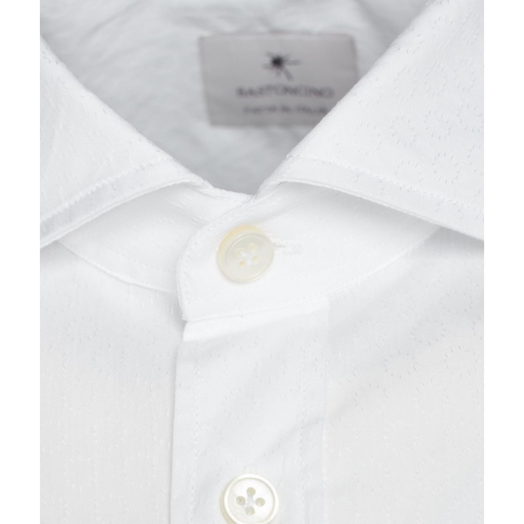 Camicia con struttura bianco