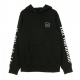 FELPA CAPPUCCIO DOMESTIC P/O HOODIE SMU ITA BLACK