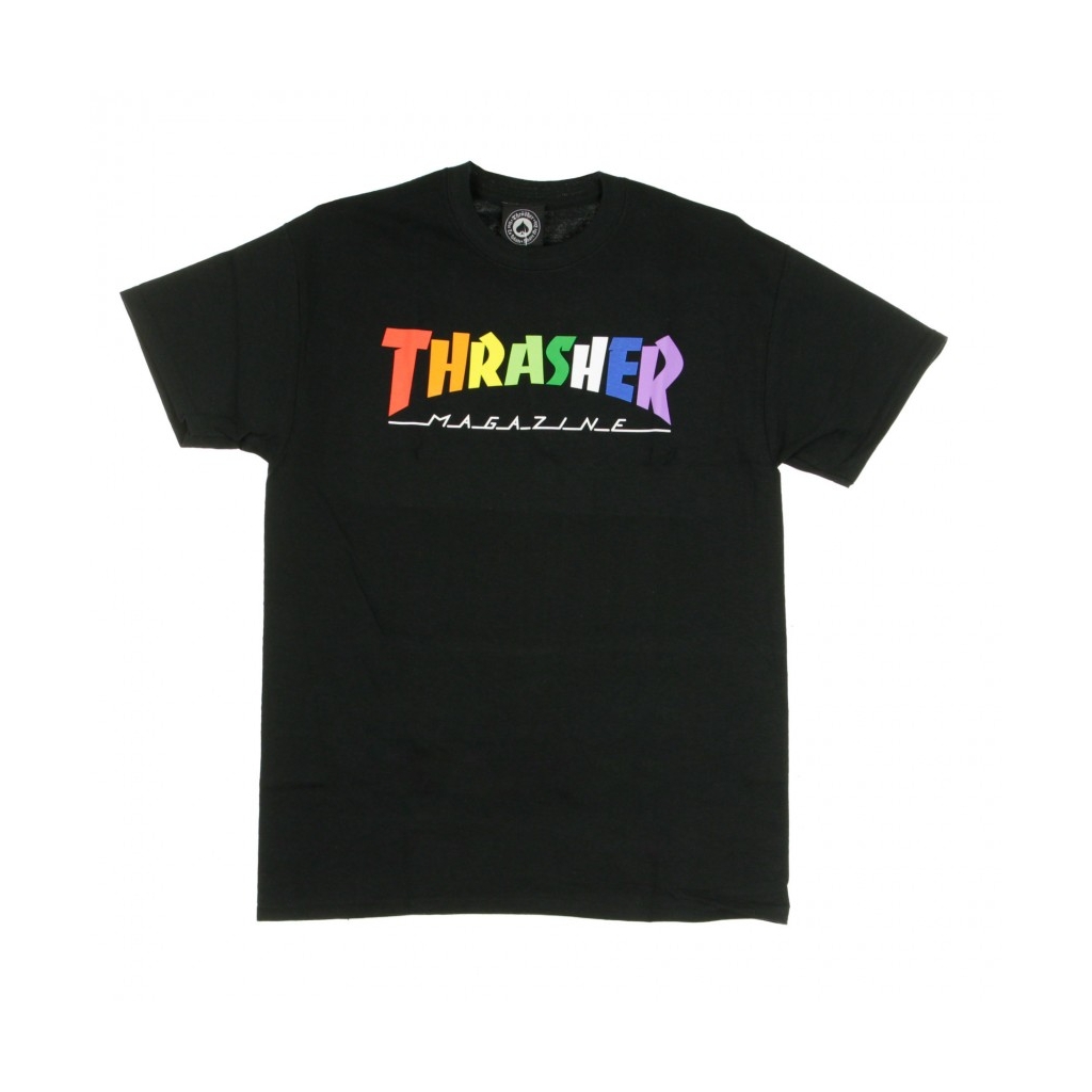 MAGLIETTA RAINBOW MAG TEE BLACK