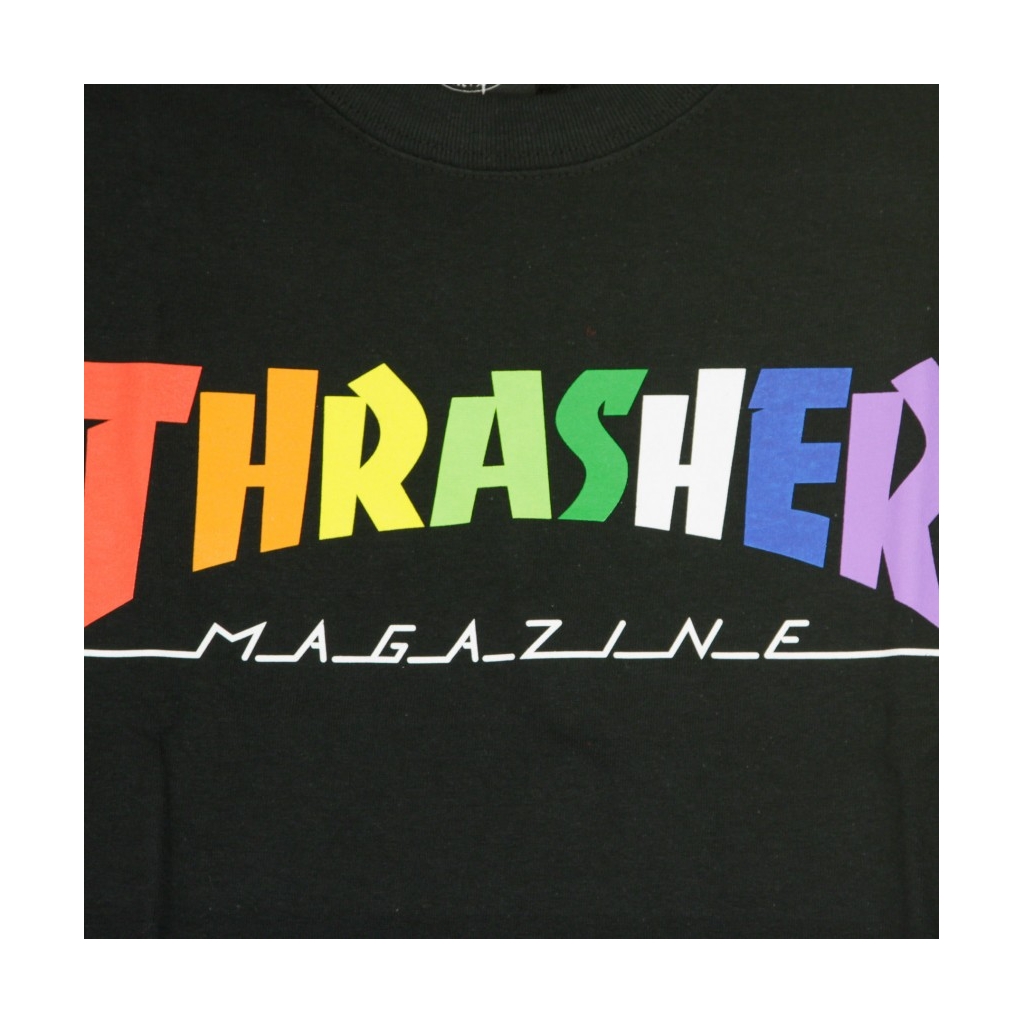 MAGLIETTA RAINBOW MAG TEE BLACK