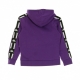 FELPA CAPPUCCIO AUTHENTIC LA DAWAZ VIOLET/BLACK