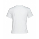 T-Shirt mit Glitzerlogo bianco
