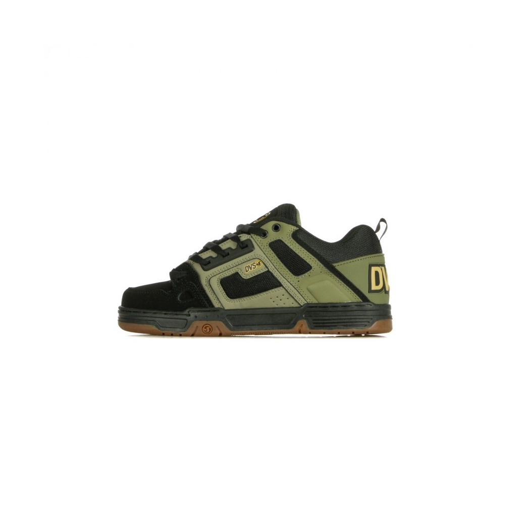 SCARPE SKATE COMANCHE BRINDLE BURNT OLIVE/BLACK LEATHER/NUBUCK