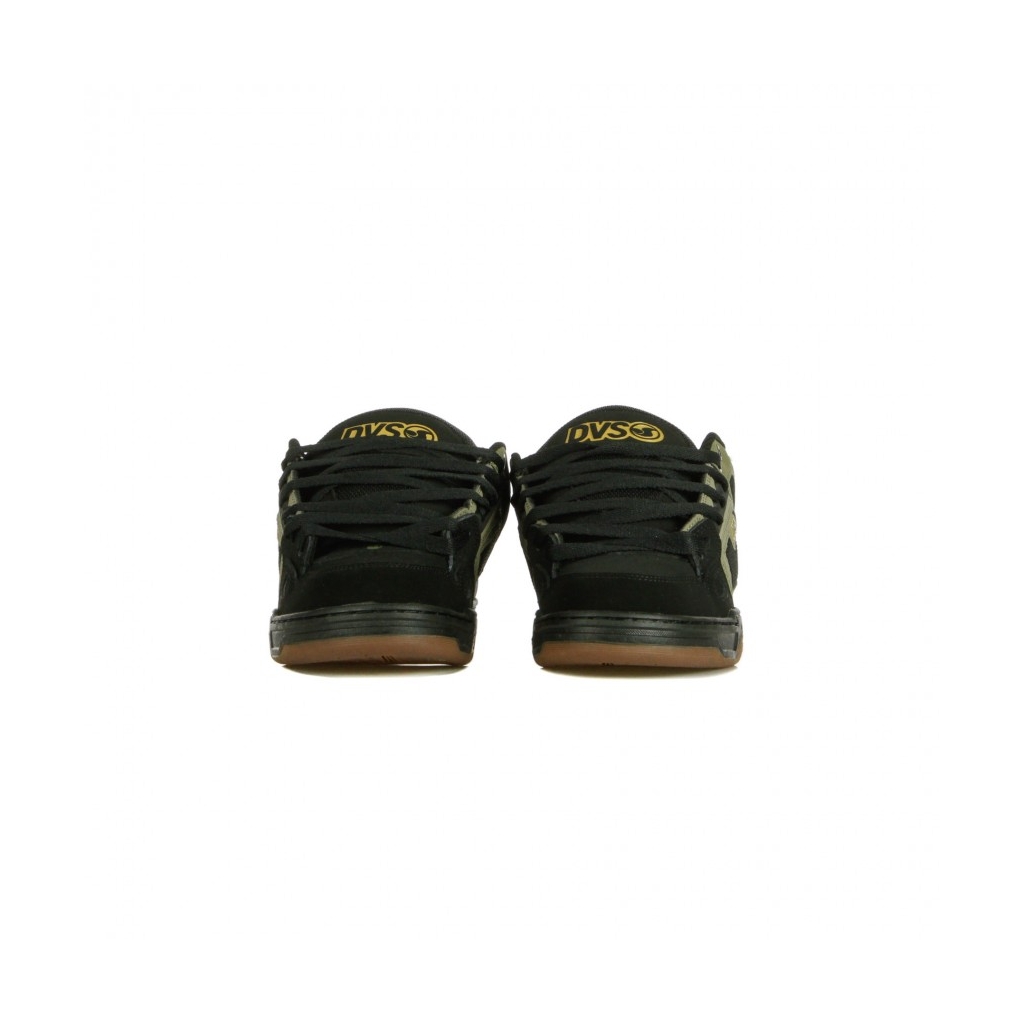 SCARPE SKATE COMANCHE BRINDLE BURNT OLIVE/BLACK LEATHER/NUBUCK