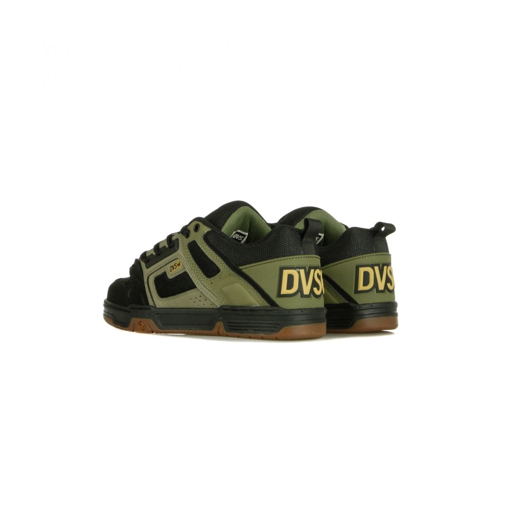 SCARPE SKATE COMANCHE BRINDLE BURNT OLIVE/BLACK LEATHER/NUBUCK