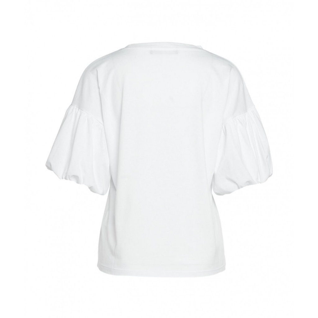 Donna Abbigliamento da T-shirt e top da Bluse Blusa di Kaos in Bianco 