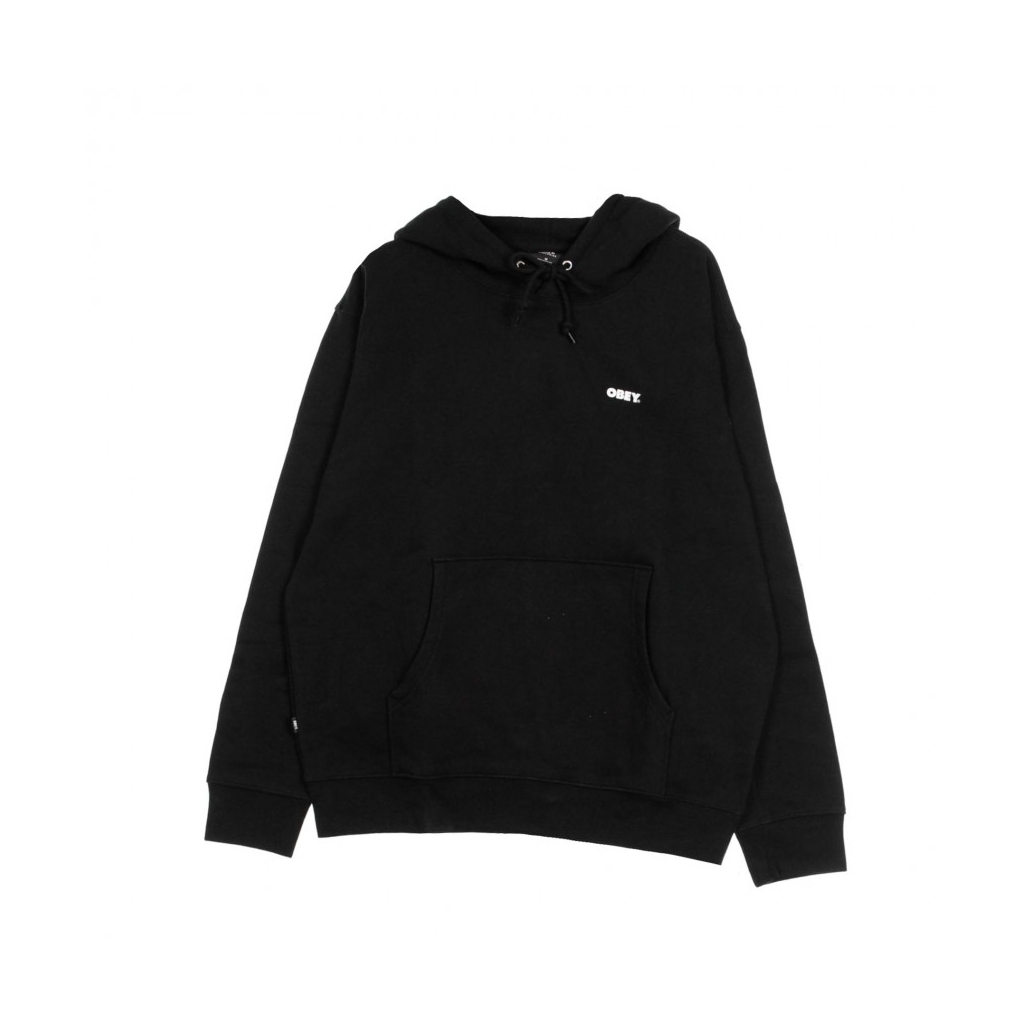 FELPA CAPPUCCIO BOLD PREMIUM HOODED FLEECE BLACK