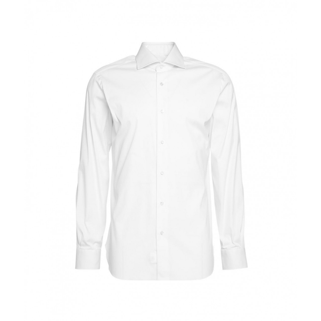 Camicia in popeline bianco