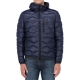 Giacca Blauer Usa Uomo Piuma Onda Cappuccio 888 BLU