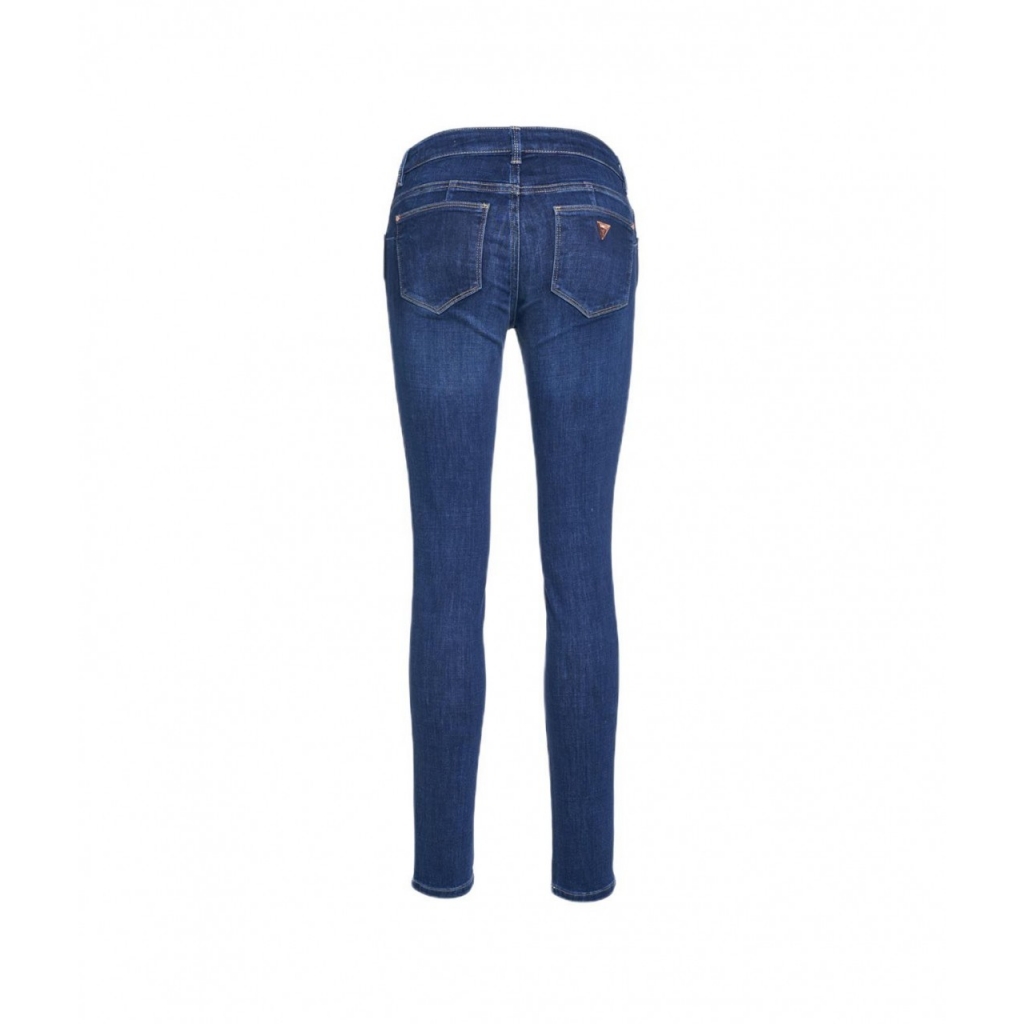 Jeans in cotone riciclato blu scuro