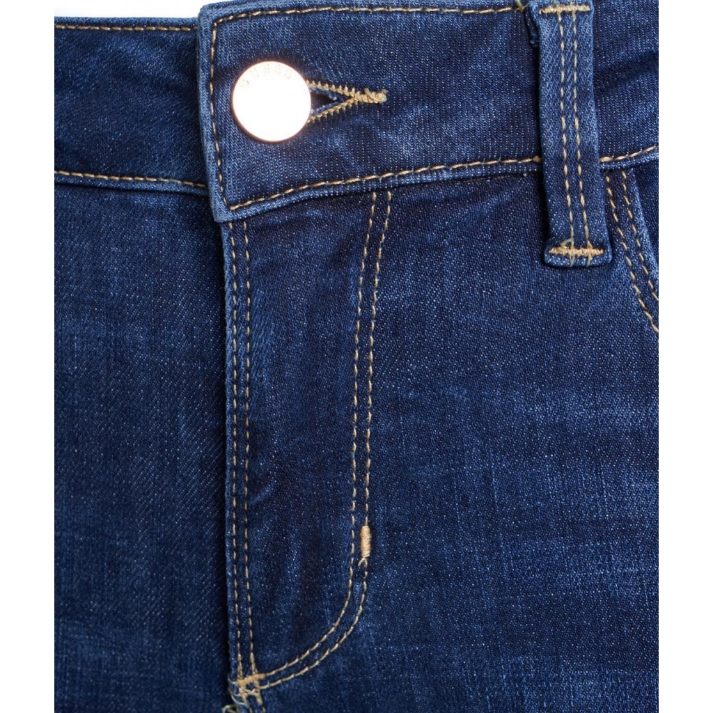 Jeans in cotone riciclato blu scuro