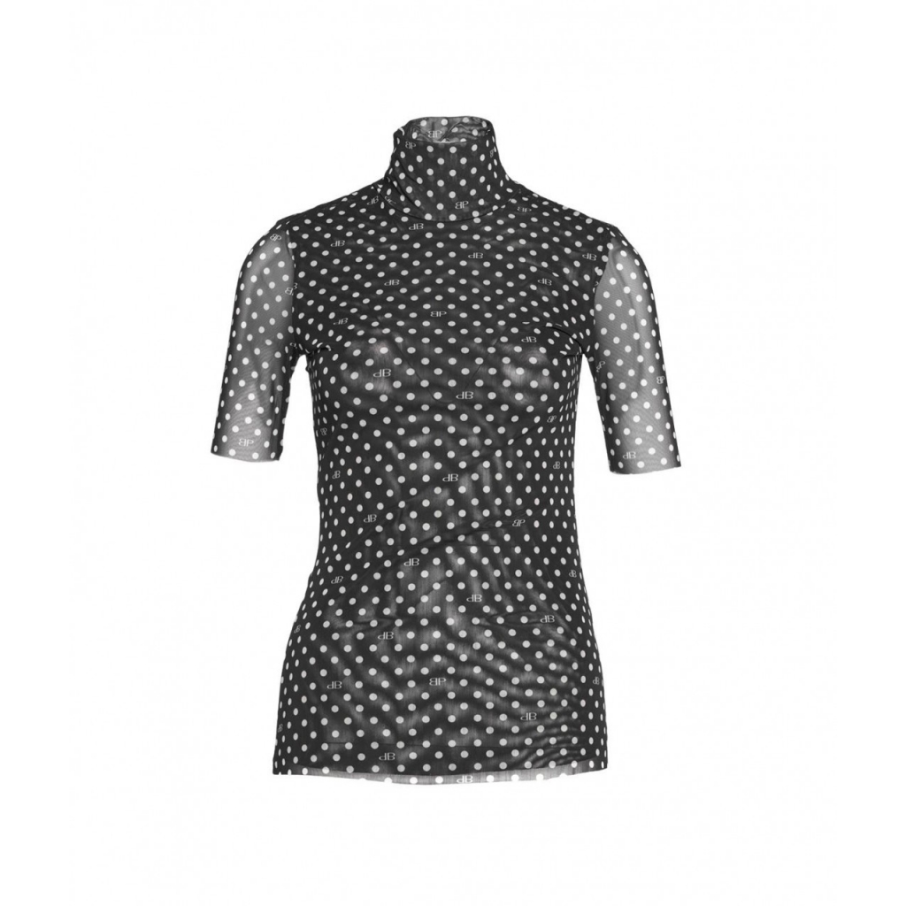 camicia a pois