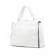 Borsa in nappa bianco